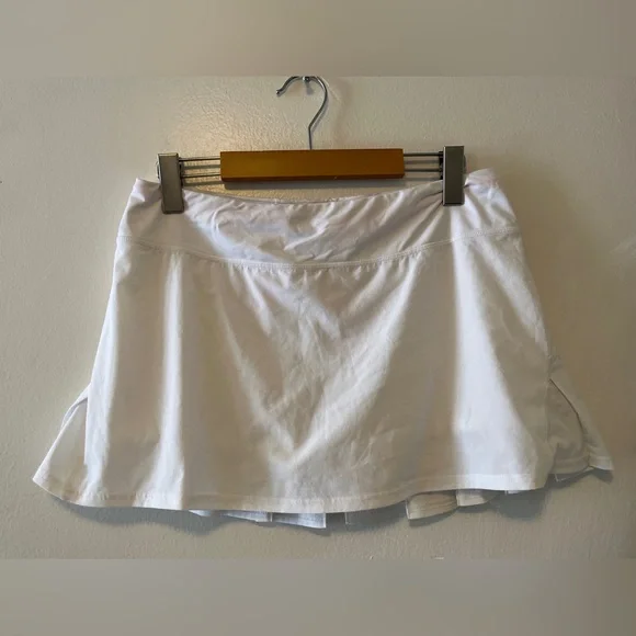 Lululemon Run: Pace Setter Skirt White Size 6 Regular First Edition - Picture 4 of 12